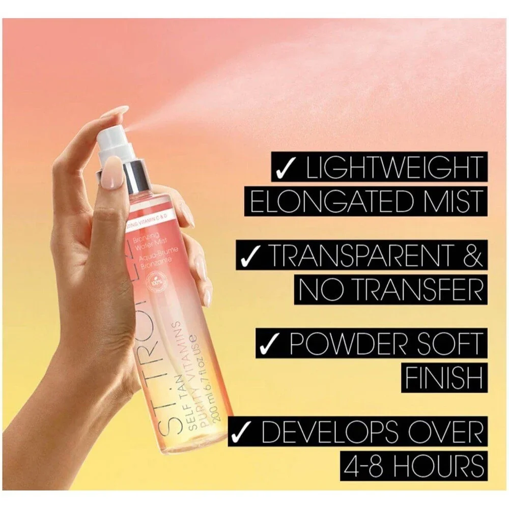St Tropez bronzing water self tan